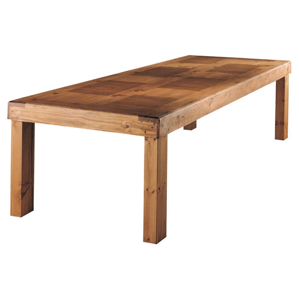 mesa de comedor de madera maciza