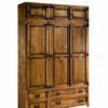 armario de madera maciza rústico 3 puertas