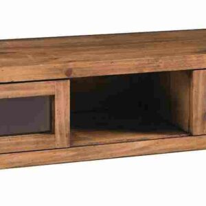 mesa tv de madera rústica