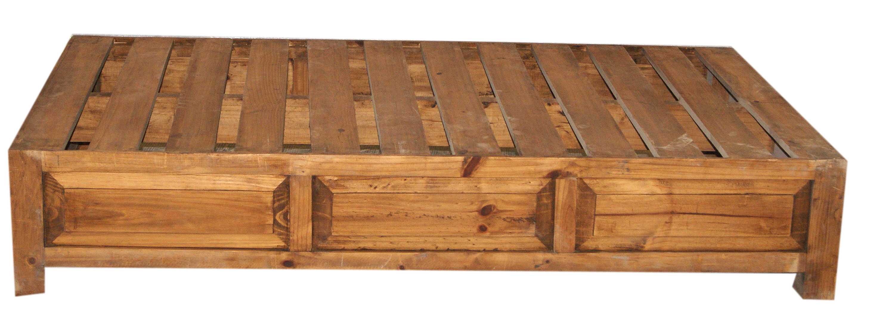 cama de madera maciza
