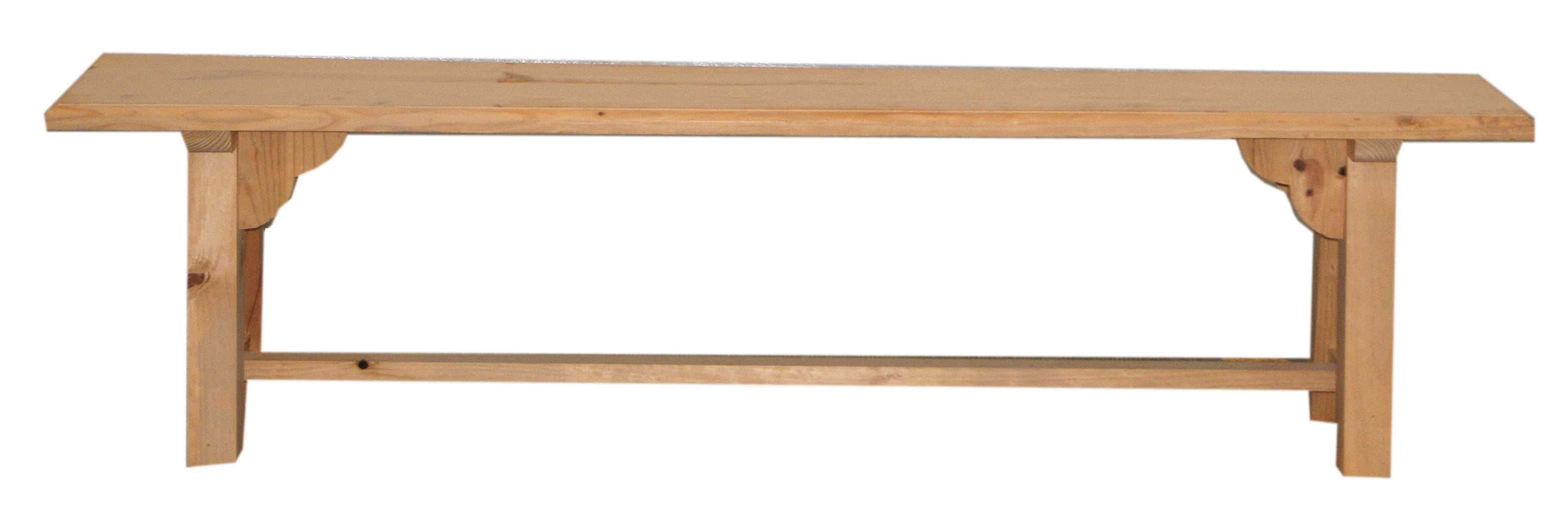 banco de madera rústica